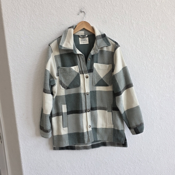 Ashley By 26 International Fleece Coats  Size S OVERSIZE Nwot - Picture 3 of 8